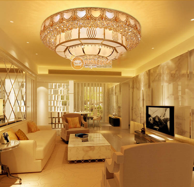 Đèn ốp trần nhập khẩu thiết kế sang trọng độc đáo CM218-6